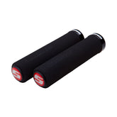 Sram Locking Grips Foam 129Mm Black With Single Black Clamp And End Plugs Grips